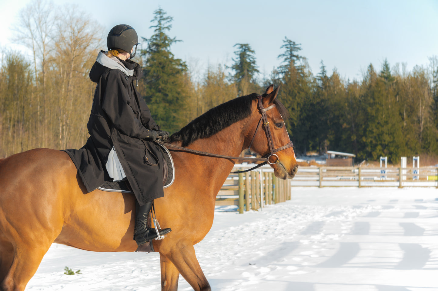 Fleece-Lined Winter Rain Jacket