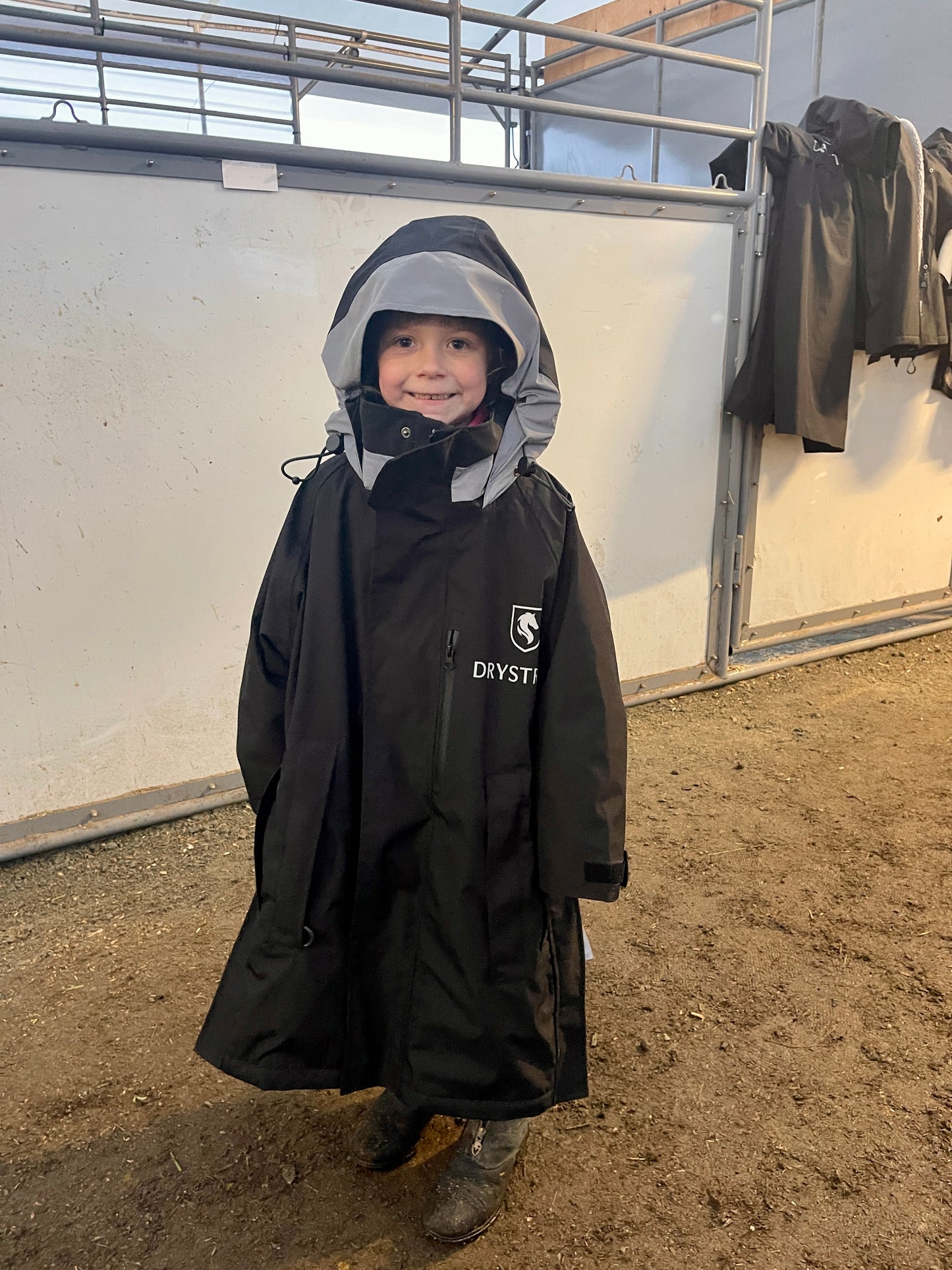 Fleece-Lined Kid's Winter Rain Jacket - Sample Sale